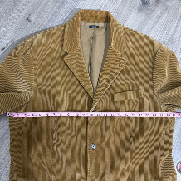 Vtg Polo Ralph Lauren Brown Corduroy Sport Coat Blazer Mens XL Preppy Cotton - Picture 5 of 16